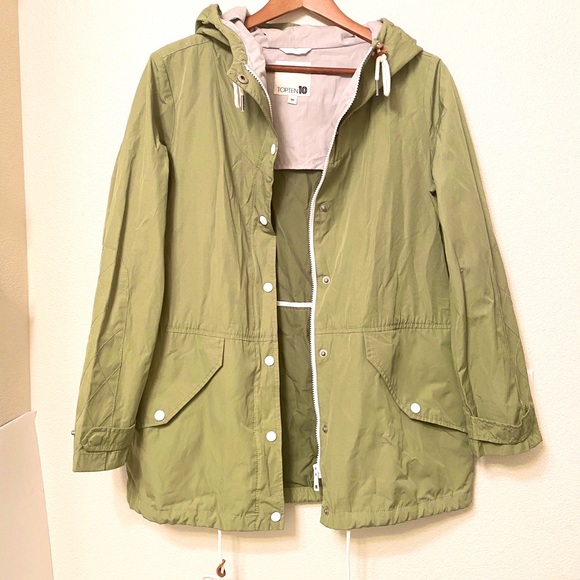 topten10 Other - Topten10 Green Lightweight Hooded Jacket
